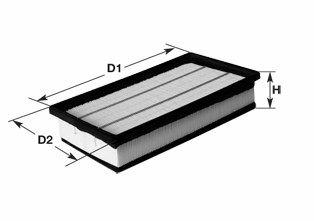 CLEAN FILTERS Gaisa filtrs MA1383